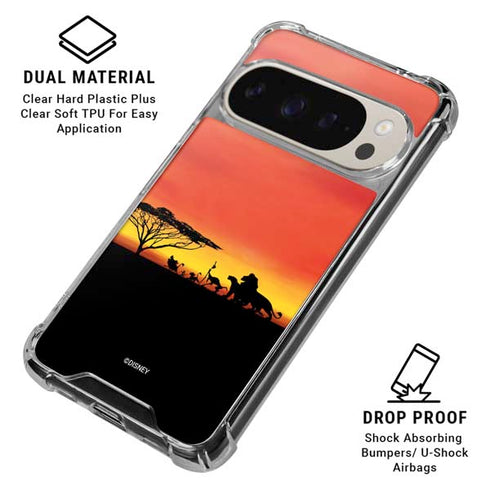 Disney The Lion King Pride Rock Crew Pixel 9/9 Pro Clear Case